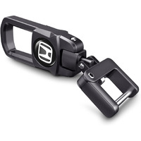 Contacts Heavy Duty Stainless Steel Key Chain Compatible For New City Elevate Amaze Honda, Black