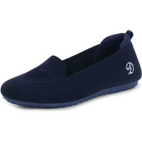 Doctor Extra Soft Flexible Memory Foam Women's Shoes For Walking Gym Training,Casual, Sports,Slip-On,Lightweight Lace Up Athletics Slipon Running Sneaker For Ladies And Girls D-1003-Navy-2 Uk