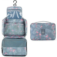 Petrice Toiletry Bag, Travel Kit, Toiletry Bag For Women, Travel Kit For Women, Travelling Bag For Women, Travel Essentials For Women, Accessories Organizer For Women Blue 25X10X18 Cm