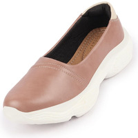 Fausto Fst Fjdwc-7001 Peach-38 Women's Peach Outdoor Fashion Stitched Slip On Shoes (5Uk)