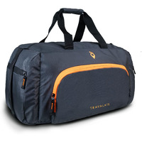 Travalate Travel Duffle Luggage Bag Organizer | Multi Pocket Ultra-Light| Polyester 45 Litre | Men And Women | 22 X 12 X 11 Inch (Grey)