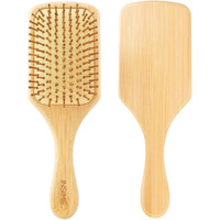 Insime Bamboo Hair Brush With Bamboo Bristles | Wooden Hair Brush For Women & Men | Wooden Brush For Hair Large Hairbrush For Women | Paddle Hair Brush Paddle Brush For Women
