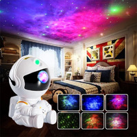 Desidiya Star Projector Galaxy Projector Remote Control-360 Adjustable Timer Kids Sitted Astronaut Nebula Night Light,Gaming Room,Home & Party Corded Electric - Polycarbonate,Led,Multicolor