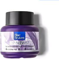 Blue Heaven Dip & Twist Nail Polish Remover, Infused With Vitamin E And Almond Oil, Acetone Free, Gentle Nail Paint Remover, 40Ml