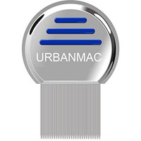 Urbanmac Stainless Steel Lice Treatment Comb For Head Lice/Lice Egg Removal Comb Grey