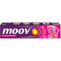 Moov Fast Pain Relief Cream - 50G | Suitable For Back Pain, Muscle Pain, Joint Pain, Knee Pain | 100% Ayurvedic Formula | Suitable For Sports & Gym Related Injuries