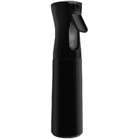 Alpree Polyethylene Terephthalate (Pet) Ultra Fine - Durable - Empty Continuous Spray Bottle - Water Mister For Hairstyling, Plants, Cleaning, Cooking, Misting & Skin Care, 300 Ml, Black