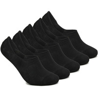 Xjarvis Premium 5 Pairs No Show Low Cut Loafer Socks For Men & Women Non Slip With Combed Cotton Socks For Sports, Running & Hiking, Pack Of 5, Black (Free Size)