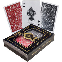 The Ace Card Company Premium Plastic Playing Card Game With Case (2 Decks)For Teen - Made In India, Bridge Size, Waterproof - Multicolor, Pack Of 2