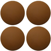 Volo Anti Skid Self Adhesive Scratch Protectors For Carpets, Tiles, Laminates And Hardwood Floors Sticking Round Felt Pads Furniture Noise Insulation (Brown Color 4 Pcs Crash Pads)