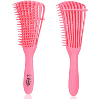 Beaut Secrets Detangler Hair Comb Brush For Adults And Kids Wet & Dry Hair, Removes Knots And Tangles Pain Free (Pink)