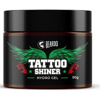 Beardo Tattoo Shiner Gel, 50G | Hydro Gel Heals & Maintains Tattoo Ink | Tattoo Gel For Men With Almond Oil & Turmeric Extract | Brightens & Shines Tatoo For Men