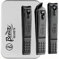 Beaut Secrets Nail Clippers, Sharp Sturdy Toenail Clippers For Adult Men Women 3 Pcs Thick Nail Cutter Professional Fingernail Clipper Trimmer Set