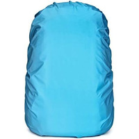 Mutmain Bag Cover Waterproof 40L To 50L Rain Cover For Backpack Bags, Tail Bag Cover, Treking Bag Covers Dust Proof, Rainproof, Rubberized Material, Elastic Adjustable Size (Blue-45Lto60L)