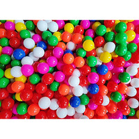 Eeovee, 50 Pcs 8 Cm Soft And Safe Multi Colour Fun Packed Plastic Pool Balls For Kids. 8 Colorful, Stimulating And Easy-To-Grasp Plastic Balls For Kids With Soft Edged Balls. (Bpa-Free And Non-Toxic Plastic Balls For Kids - Isi 9873 Safety Certified)