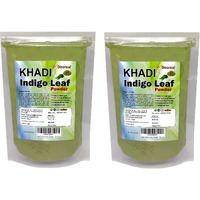 Khadi Omorose Indigo Leaf Powder For Hair (100 Grams) | (Pack Of 2) | Total 200 Grams