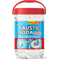 Aaal Caustic Soda Flakes 900 Gm |For Soap Making, Drain Cleaning, Chimney Cleaner & Drain Cleaner | Soap Making Flakes | 900 Gm