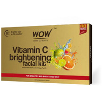 Wow Skin Science Vitamin C Brightening Facial Kit With Rose Water | For All Skin Types | 6 Easy Steps | For Brighter And Even Toned Skin |For Men & Women | Pack Of 7