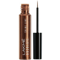 Lakme Absolute Shine Liquid Eyeliner, Shimmery Bronze Eyeliner, 4.5Ml, Smudge Proof And Glossy Finish Eyeliner, Shimmery Glitter Eyeliner