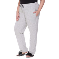 Cupid Women Regular Fit Cotton Plain Track Pant, Lower, Sports Trouser, Joggers, Lounge Wear N Daily Use Gym Wear For Ladies (L, Grey)