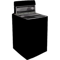 Yellow Weaves Waterproof & Dust-Proof Top Loading Fully Automatic Washing Machine Cover For 6 Kg, 6.5 Kg, 7Kg & 7.5 Kg -(Black), Polyester