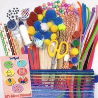 Indikonb 16 In 1 Art And Craft Kit For Girls And Boys With For Kids Diy For All Ages From 8 - 16 Old ,Paper ,Multicolor