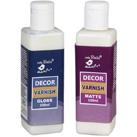 Itsy Bitsy Craft Store Varnish, Matte And Glossy Finish 100 Ml Each