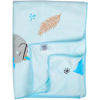 Mee Mee Micro Fiber Baby Bath Towel For New Born | Wash Cloth, Quick Absorbent, Extra Soft Cotton Towels For Kids/Toddlers/Infants/Babies, Pack Of 1(Blue) 70X110 Cm