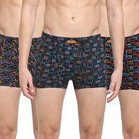 Dixcy Scott Cotton -Men-Innerwear-(Category)-Trunk-(Style Id)-Pr119631-(Color)-Assorted 4-Pack Of3-(Size)S