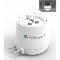 Shivansh Technology Plastic Multipurpose Essential Electric Camphor Aroma Oil Diffuser For Home Fragrance With Night Lamp & Natural Air Purifier For Home Fragrance (White Light)