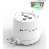 Shivansh Technology Electric Kapoor Dani Camphor Burner & Diffuser For Home | Puja Camphor Machine With Night Lamp | Aroma Oil & Incense Burner | Bakhoor Dani With Safety Features (Green Light)