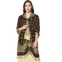 Weavers Villa 100% Soft Viscose Women's Summer/Autumn Scarf, Stoles, Scarves (Coffee), 70Cm X 200Cm