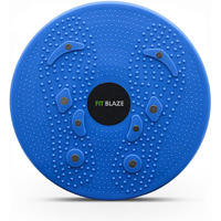 Fitblaze Tummy Twister Waist Board Body Shaping Twisting Boards Abdominal Abs Exerciser Body Toner For Men And Women (Blue)