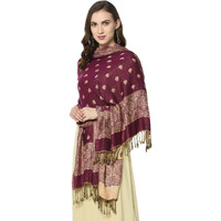 Weavers Villa Women's Rayon Soft Viscose Summer/Autumn Scarf, Stoles, Scarves (Rani), 70Cm X 200Cm