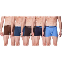 Lux Venus Men's Cotton Boxers (Pack Of 5) (Venus_Icdf_Drw_Ast_85_5Pc_Multi Color_Multicolour_85 Cm)