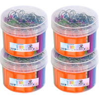Sndia Plastic 200 Pcs Key Tag Multicolor Keyring & Keychain With Name Tag Labels Assorted Keychain With Two Side Id Label And Split Ring For Office, Home Key