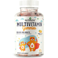 Nutrazee Multivitamin Gummies For Kids, Men & Women, Supplement With Biotin & Essential Vitamins For Healthy Growth, Development & Immunity, 45 Gummy Bears