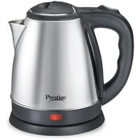 Prestige 1.5 Litre Pkoss Stainless Steel Electric Kettle | 1350 Watts| Elegant Design | Cool-Touch Handle And Lid | Automatic Cut-Off And Single-Touch Lid Locking. | Silver