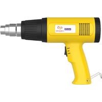 Asian Paints Trucare Heat Gun 1800 Watt Quick Hot Air Blower With Dual Temperature Setting & Nozzle Attachment For Indoor And Outdoor Shrink Wrapping Packing Drying Paint Coats (Pack Of 1, Yellow)