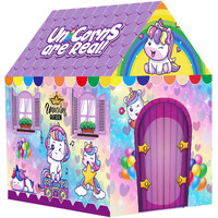 Zest 4 Toyz Unicorn Foldable Tent House For Girls Kids 5 +Years Hut Style Tent House For Girls (Size 110 Cm - Purple)