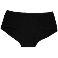 Healthfab ; The Fabulous You Cotton Blend Gopadfree Heavy Period Panty Hipster Leak Proof Underwear For Medium To Heavy Flow,Reusable For 2 Years Without Pads (Black,4Xl),Pack Of 1,Women