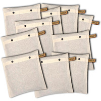 Jd Fresh Cotton Saree Storage Bags Size 16 X 14 Inches -15 Pcs Wardrobe Organizer For Storage | Saree Bag For Clothes Storage | Cloth Storage Cover, 15 Pcs,Multicolor