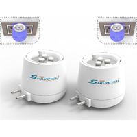 Shivansh Technology Plastic Kapoor Dani With Night Lamp, Aroma Diffuser, Bakhoor Dani, Incense Burner (Blue Light Pack Of 2)(Cylindrical)