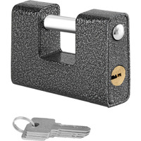 About Space Heavy Duty Padlock With 4 Keys - 814G Hardened Steel Security Padlock With Anti Drill & Pick Cylinder Security Shackle Chain Lock For Garage,Door,Containers,Shutter,Locker,Warehouse,Gates