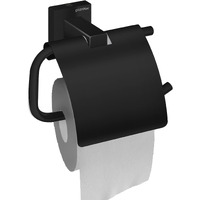 Plantex 304 Grade Stainless Toilet Paper Holder/Toilet Roll Holder/Bathroom Toilet Paper Holder/Bathroom Accessories - Splash (Black)