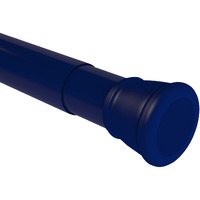 Story@Home Adjustable-Length Shower Curtain Tension Rod, 41-70 Inches, Rustproof Metal, Lightweight, Blue - Perfect For Easy Installation And Stylish Bathroom Decor.