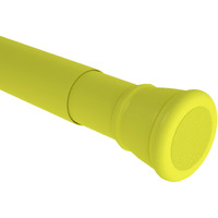 Story@Home - Shower Curtain Rod, Adjustable Curtain Rod, Tension Spring Installation (No Tools Needed), Sturdy & Rust-Proof Curtain Rod, 41-70 Inches, Neon Green