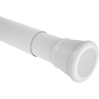 Story@Home - Shower Curtain Rod, Adjustable Curtain Rod, Tension Spring Installation (No Tools Needed), Sturdy & Rust-Proof Curtain Rod, 41-70 Inches, White | Curtain Rods No Drilling For Wall