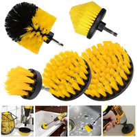 Sthira 5Pcs Power Drill Scrubber Brush Set, Multi-Function Drill Brush Attachment, 5 Type Of Scrubber, Scrubber Brush For Bathroom, Floor, Shower, Corner, Wheel Hub, Sink (Without Drill Machine)