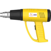 Asian Paints Trucare Heat Gun 1800 Watt With Temperature Control Feature Nozzle Attachment For Removing & Drying Paint Coats Welding & Roofing Repair (Yellow)